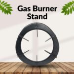 Durable Black Steel Gas Burner Stand