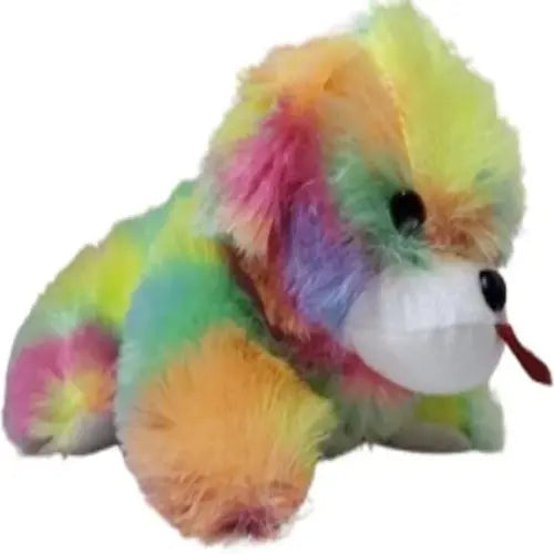 The Multicolour Stuffed Toy Dog |  Plush Toy for Kids